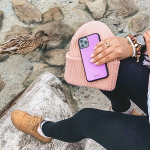 Etui lawendowe Iphone 12 pro