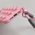 Etui z przyssawkami i smyczką