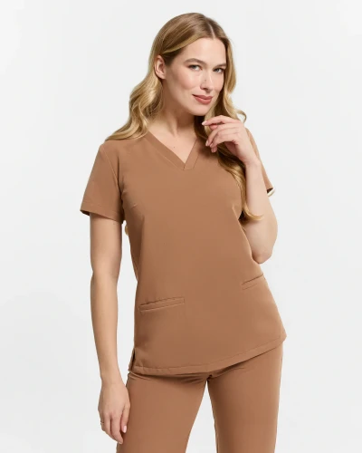 Everyday Basic Top - Carmel Creme