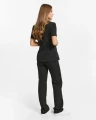 Carrie Scrub Top - Black
