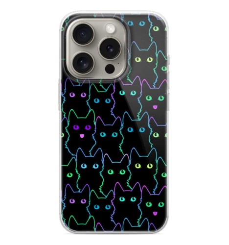 Etui koty w nocy