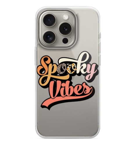 Etui napis spooky vibes