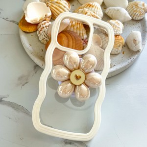 Etui premium z  ringiem kwiatek Iphone 16