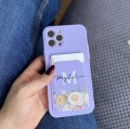 lawendowe etui z kieszonką samsung s20