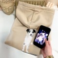 bluza z haftem border collie