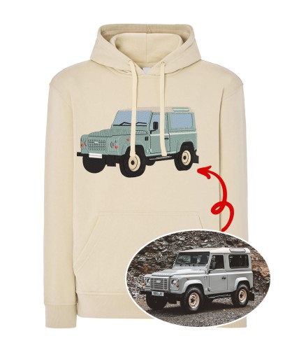 bluza z haftem twojego auta