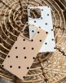 etui geometryczne w kropki