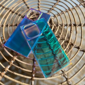 etui geometryczne lazurowe iphone 15 pro