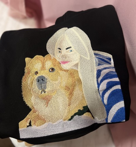 bluza z haftem na podstawie Twojego zdjęcia