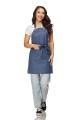 Fartuszek Kosmetyczny wodoodporny Beauty - Jeansowy Denim Niebieski