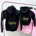 bluza czarna dziecięca z twoim haftem