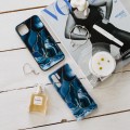 etui marmurkowe szafir , obudowa odcienie niebieskiego , nancy case , silikonowe etui szafir