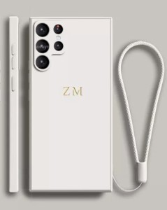 białe etui z tłoczeniem Samsung S22 plus