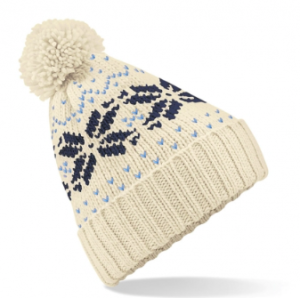 czapka zimowa Snowstar biało-niebieska