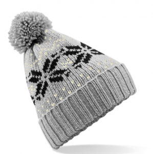czapka zimowa Snowstar szaro-czarna