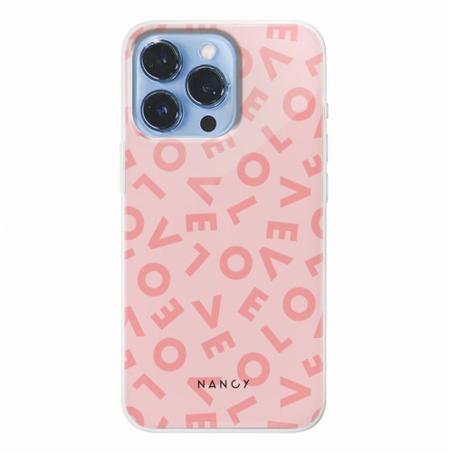 etui różowe love