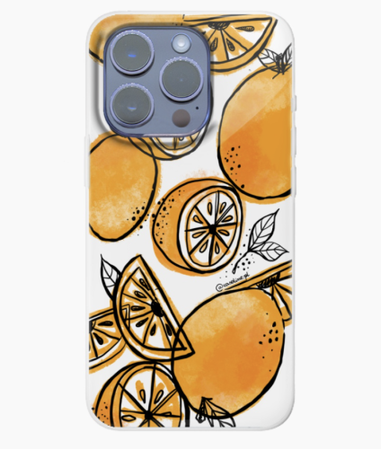 etui pomarańczki