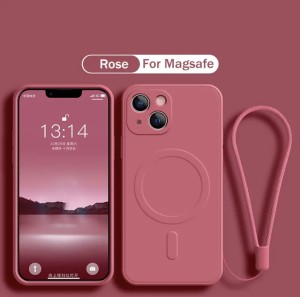 CIEMNORÓŻÓWE Etui z tłoczeniem MAGSAFE Iphone 11