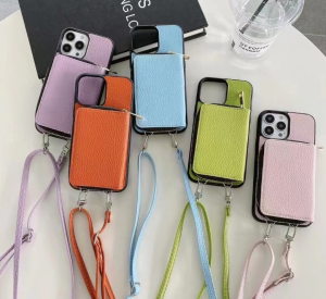 etui na smyczy z portfelem i portmonetką Iphone 14