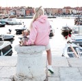 bluza różowa z haftem dog mom