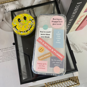 etui z uśmiechniętym ringiem Iphone 13 mini