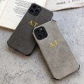etui zamszowe szare