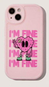 serce "i'm fine" etui Iphone 12 mini