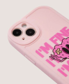 serce "i'm fine" etui (różowe)