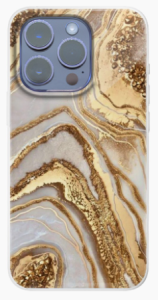 Biało-złote etui marmurkowe SAMSUNG Galaxy A52 5G