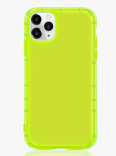 żółte neonowe etui
