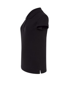 Koszulka Polo Damska czarna z haftem lub nadrukiem 