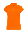Koszulka Polo Damska pomarańczowa z haftem lub nadrukiem  .png