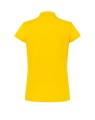 Koszulka Polo Damska żółta z haftem lub nadrukiem  tył.jpeg