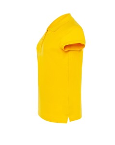 Koszulka Polo Damska żółta z haftem lub nadrukiem  