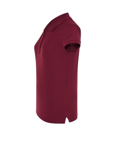 Koszulka Polo Damska bordowa z haftem lub nadrukiem B.jpeg