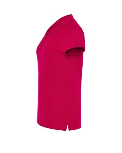 Koszulka Polo Damska malinowa z haftem lub nadrukiem B.jpeg