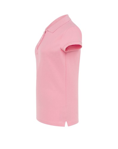 Koszulka Polo Damska różowa z haftem lub nadrukiemd.jpeg