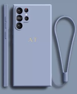 błękitne etui z tłoczeniem Samsung A54