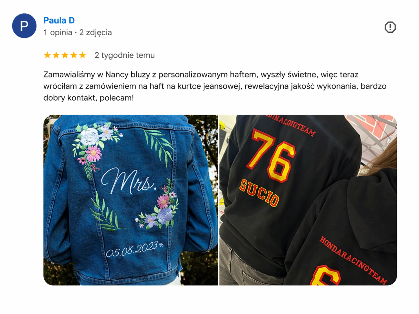 Opinia klientki
