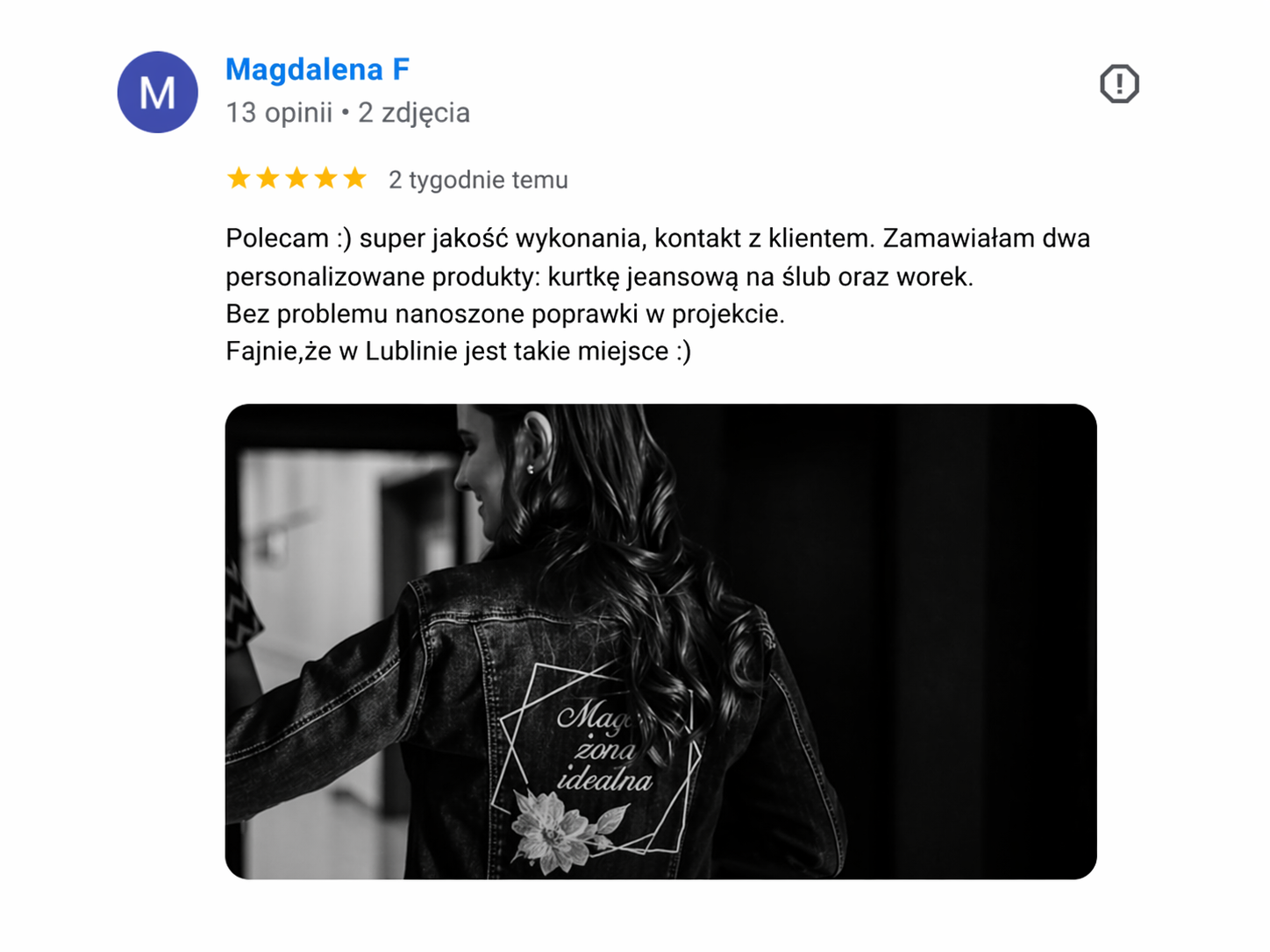 Opinia klientki